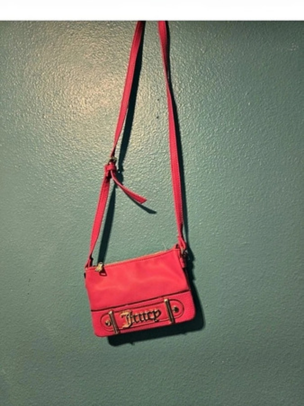 Juicy Couture Mini Crossbody Bag in Red & Black Like New